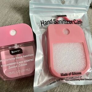 VIRAL b.pure Strawberry Cake Hand Sanitizer and Silicone Case Set  🍓🍰
